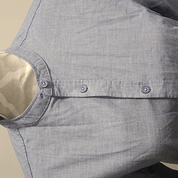 Threadbare long sleeve small striped pattern shirt - Picture 2 of 5